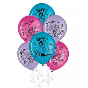 Encanto Birthday Latex Balloons 12in, 6ct Birthday Party Decoration